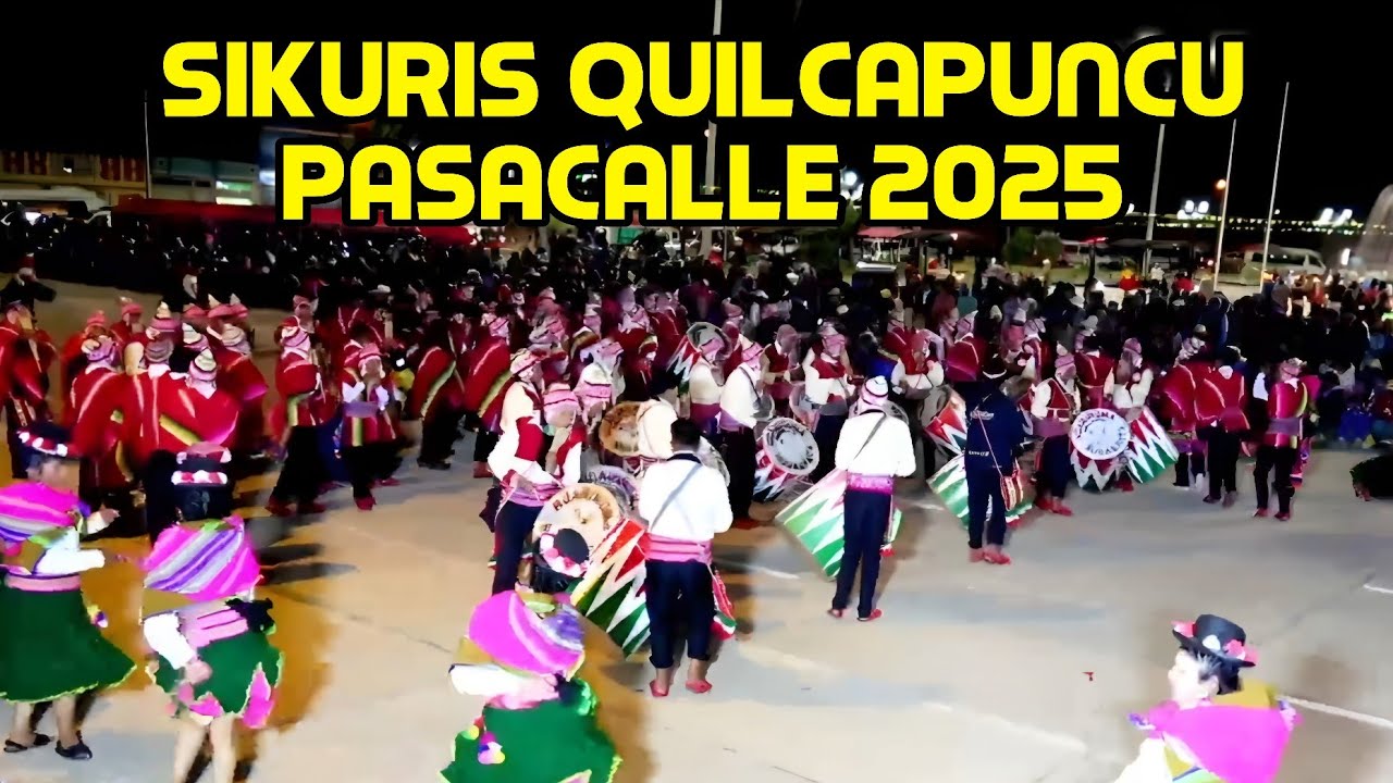 Sikuris pasacalles Quilcapuncu 2025-2026 Puno Peru