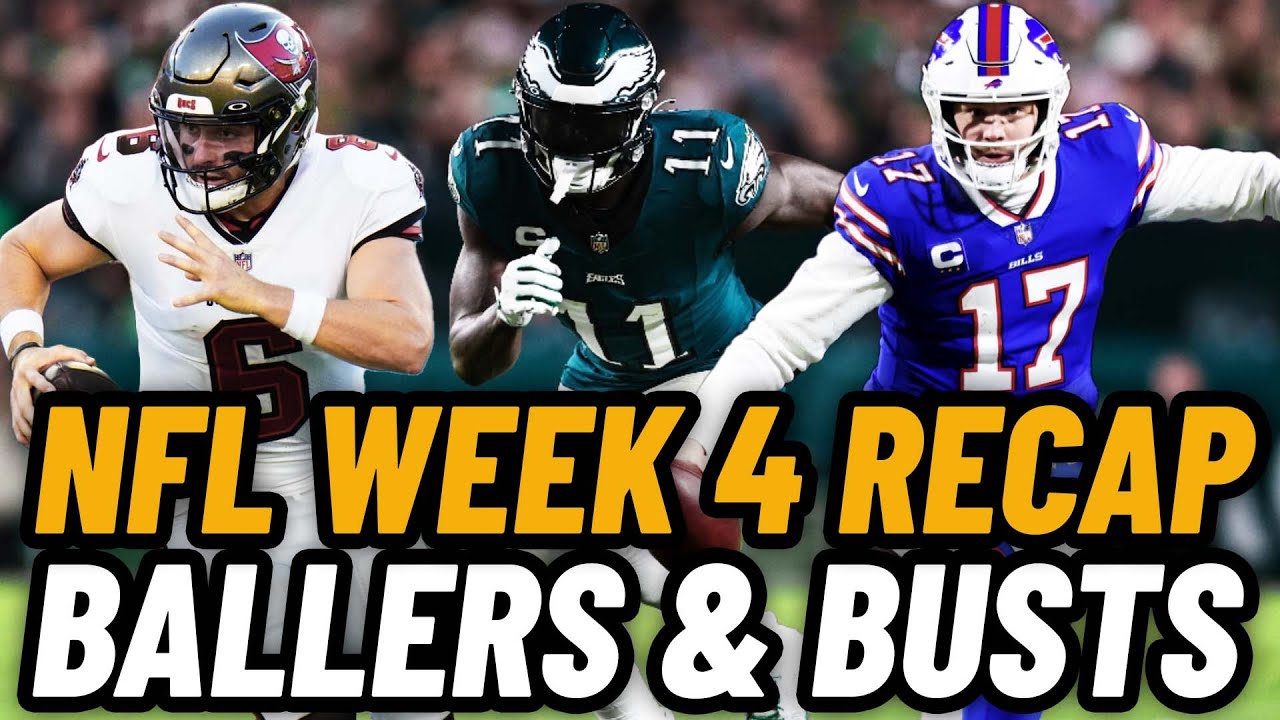 NFL Week 4 Recap: Top Performers, BUSTS & BIGGEST Fantasy Football Takeaways