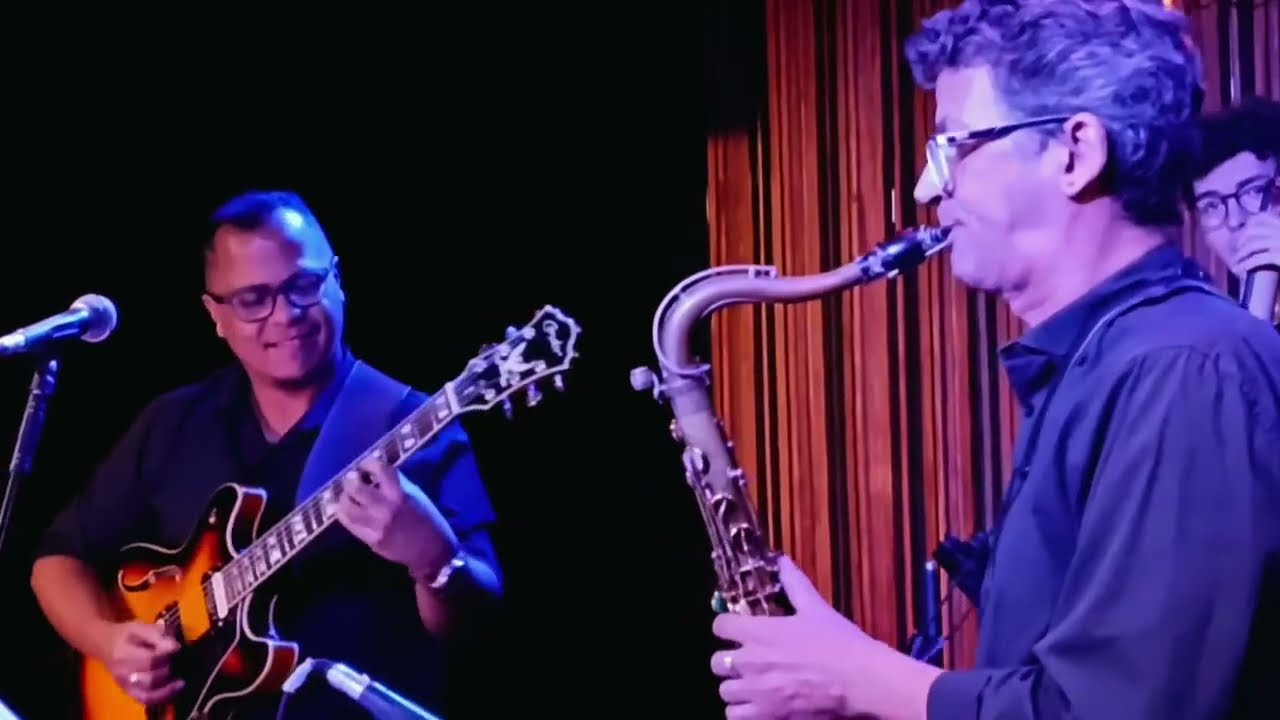 Vitor Alcântara improvisando no meu recital interpretando músicas de #michaelbrecker e #patmetheny.