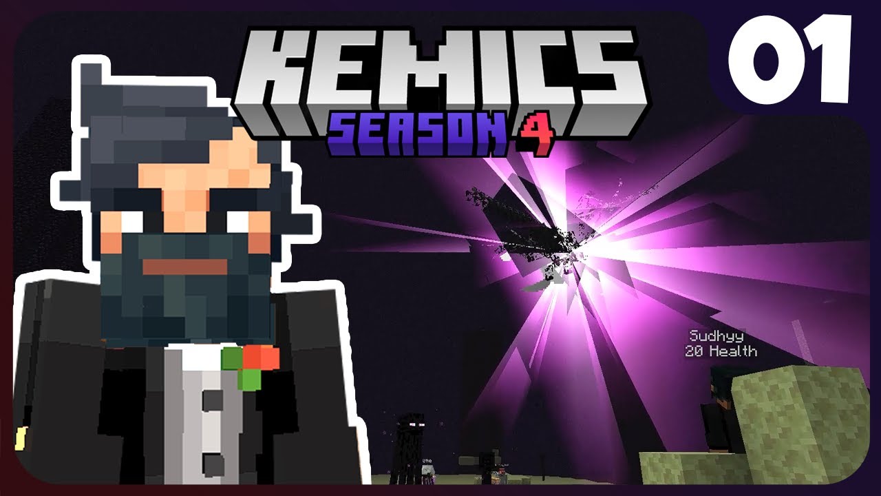 KeMiCS EP01: WE KILLED ENDER DRAGON! @ultron17yt  @NOBZZZ  @Qfie