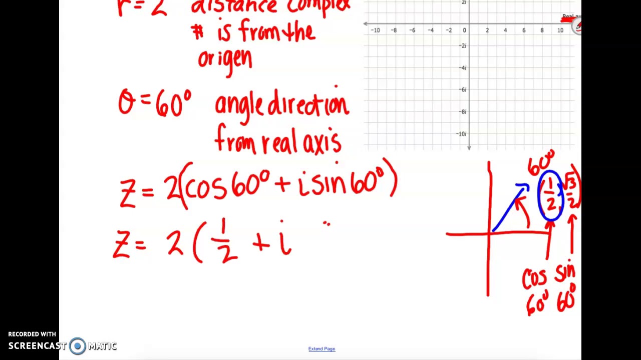 Writing a Complex Number in Rectangular Form
