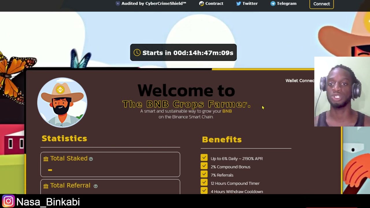 BNB Crops Farmer - Sustainable/Innovative Miner😱 | Launching in 14 hours!🚀​🚀​