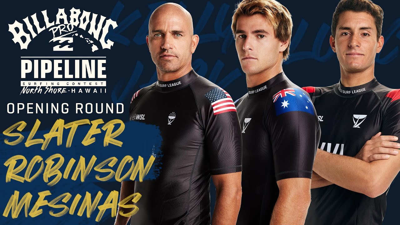 Slater, Robinson, Mesinas Billabong Pro Pipeline - Men's Opening Round Heat Replay