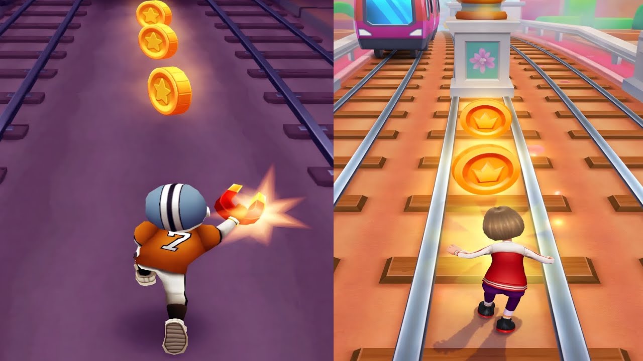 Subway Surfers Chicago vs Subway Princess Runner Map Gameplay 2026