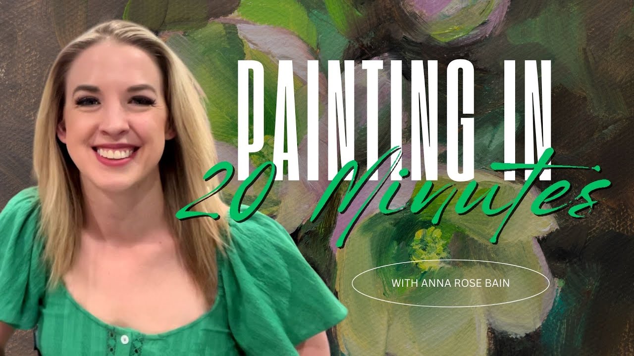 20 Minute Painting! #14 - Lenten Roses, with Anna Rose Bain