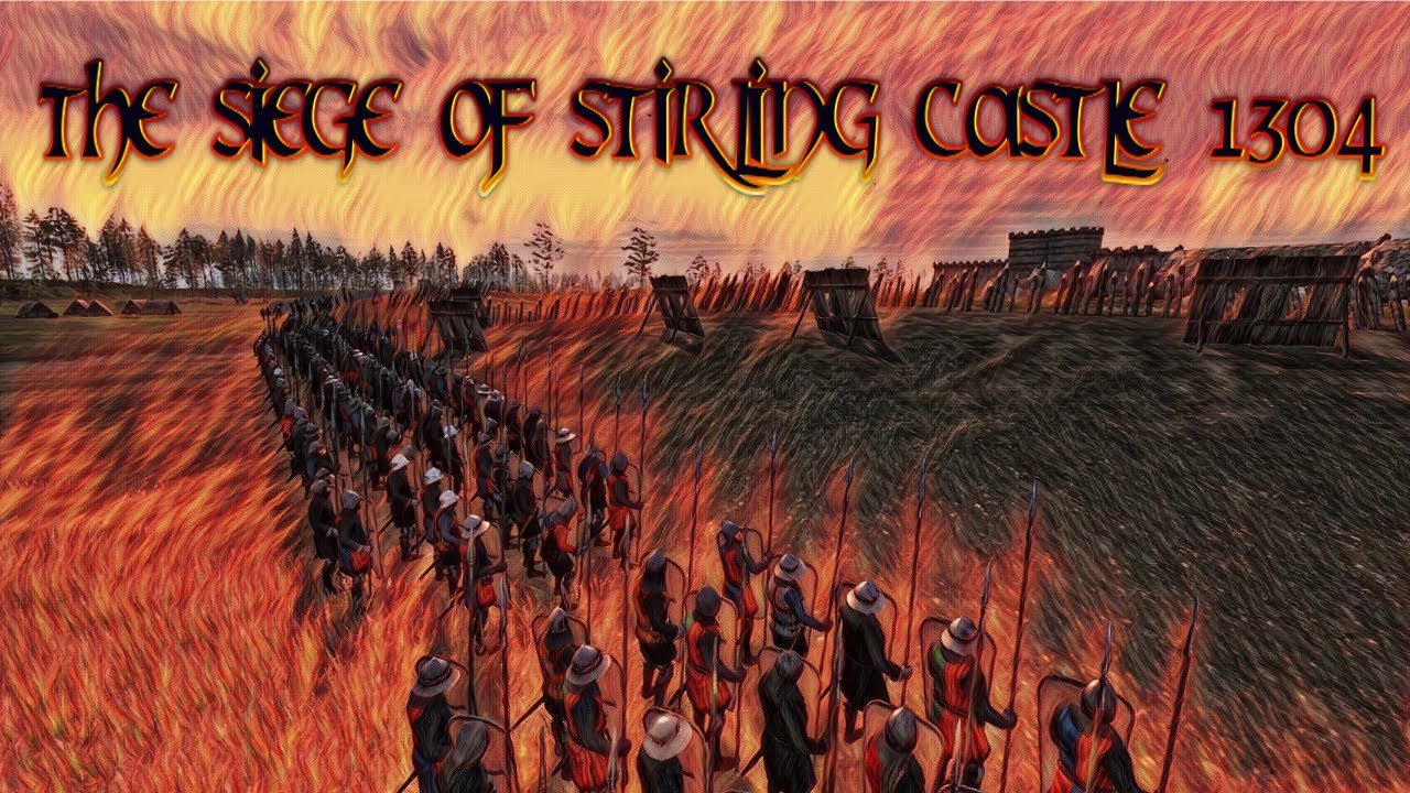 The siege of Stirling castle 1304 and the capture of William Wallace.