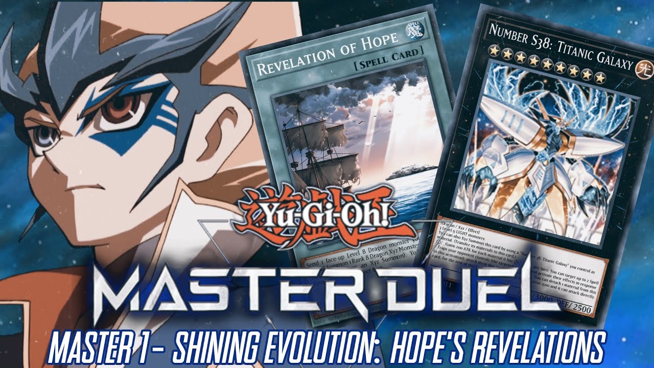 SHINING NUMBERS 38: TITANIC GALAXY - MASTER 1! | Yu-Gi-Oh! Master Duel Season 42.
