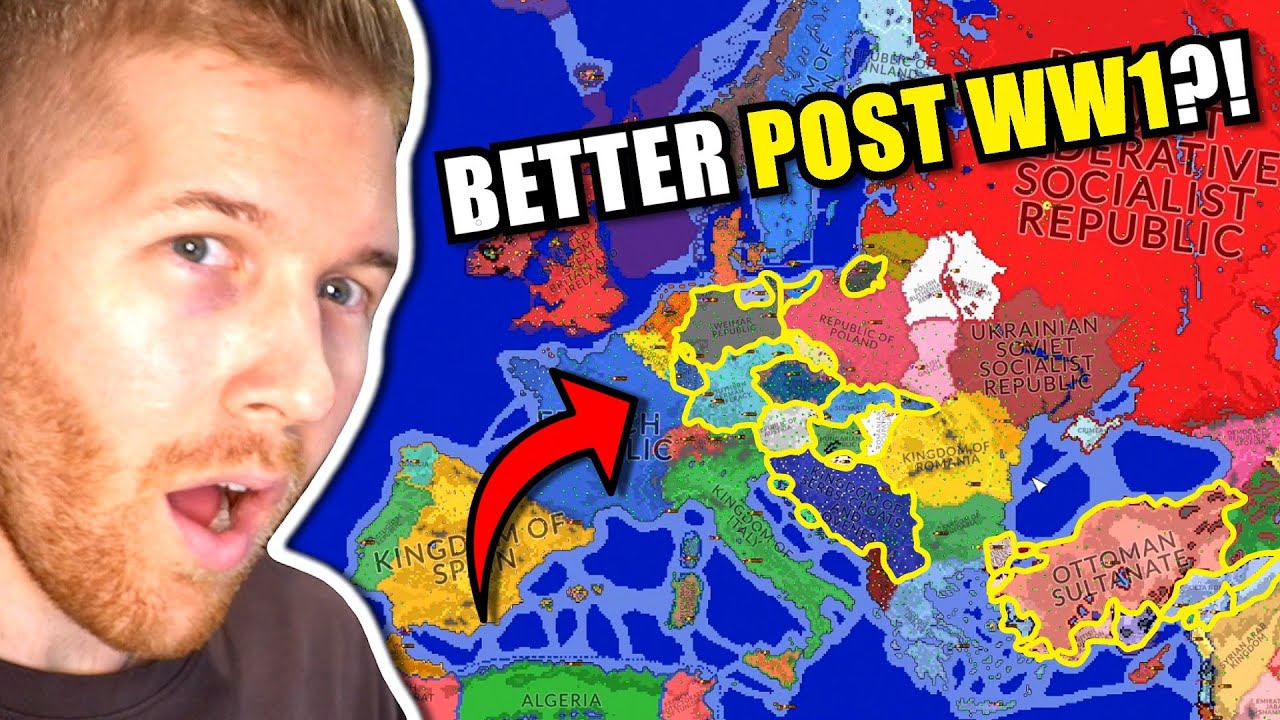 What If WW1 Ended With A PERFECT Peace Deal?! (World War Simulation)