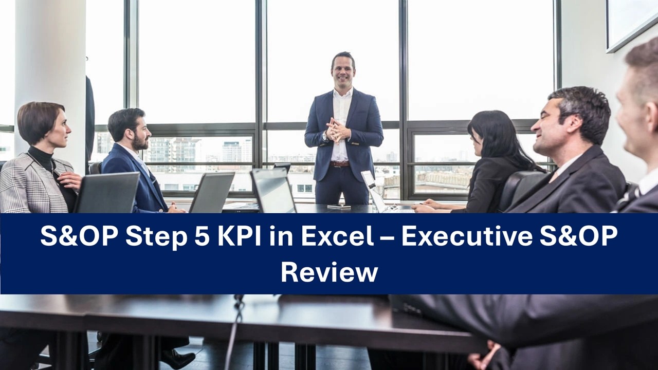 Шаг 5 S&OP: Ключевые показатели эффективности (KPI) в Excel: Метрики анализа S&OP для успешного у...