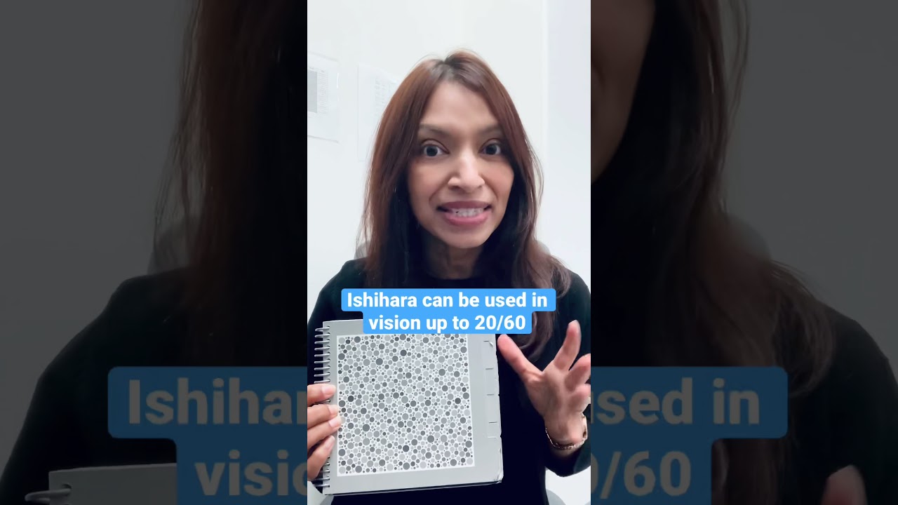 How to test color vision using HRR plates #shorts #ophthalmology #eyehealth