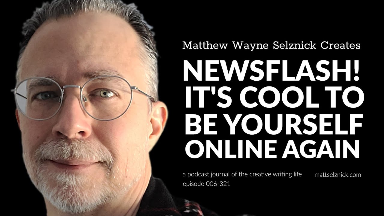 Authenticity is Cool Again! - Matthew Wayne Selznick Creates 006-321