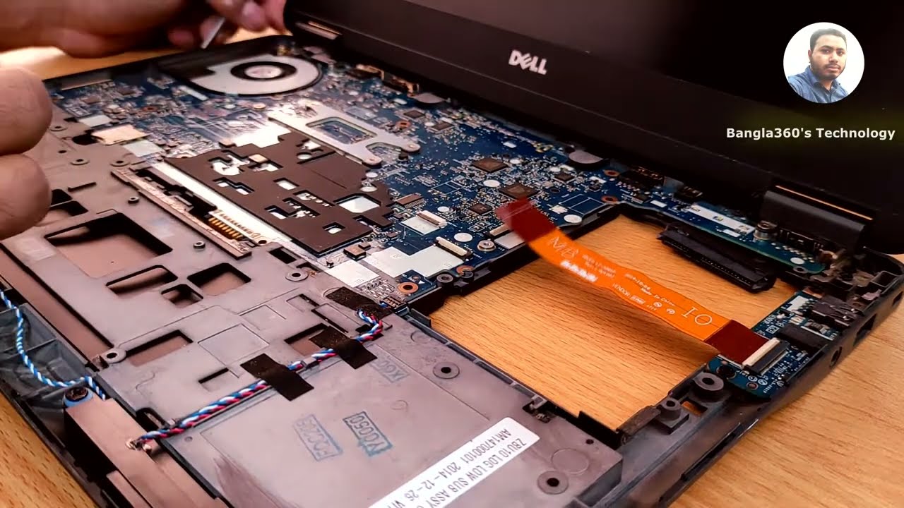 Dell Latitude E7450 Laptop Repair in Disassembly & Reassembly replacement clean