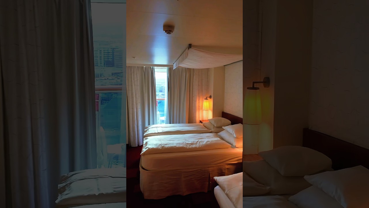 Roomtour auf Aida Cosma. Meine Balkonkabine lag auf Deck 14 und hätte nicht besser sein können.