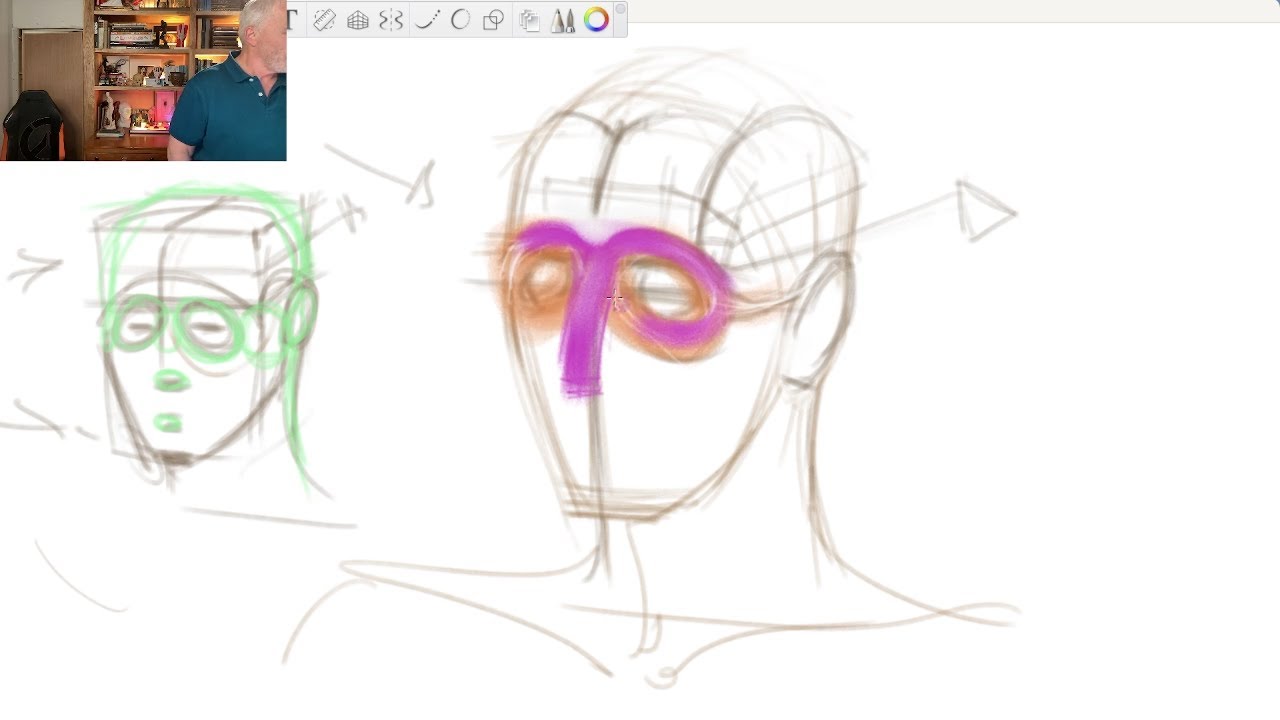 Drawing Cheeks, Jaw, And Chin (Part 1)