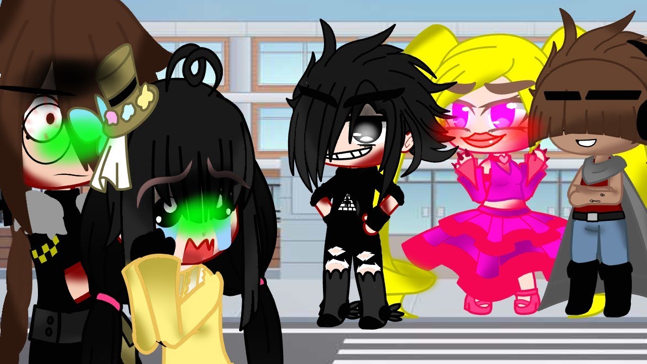 C.C and Cassidy goes to school for 1day||gacha club||im tired af||