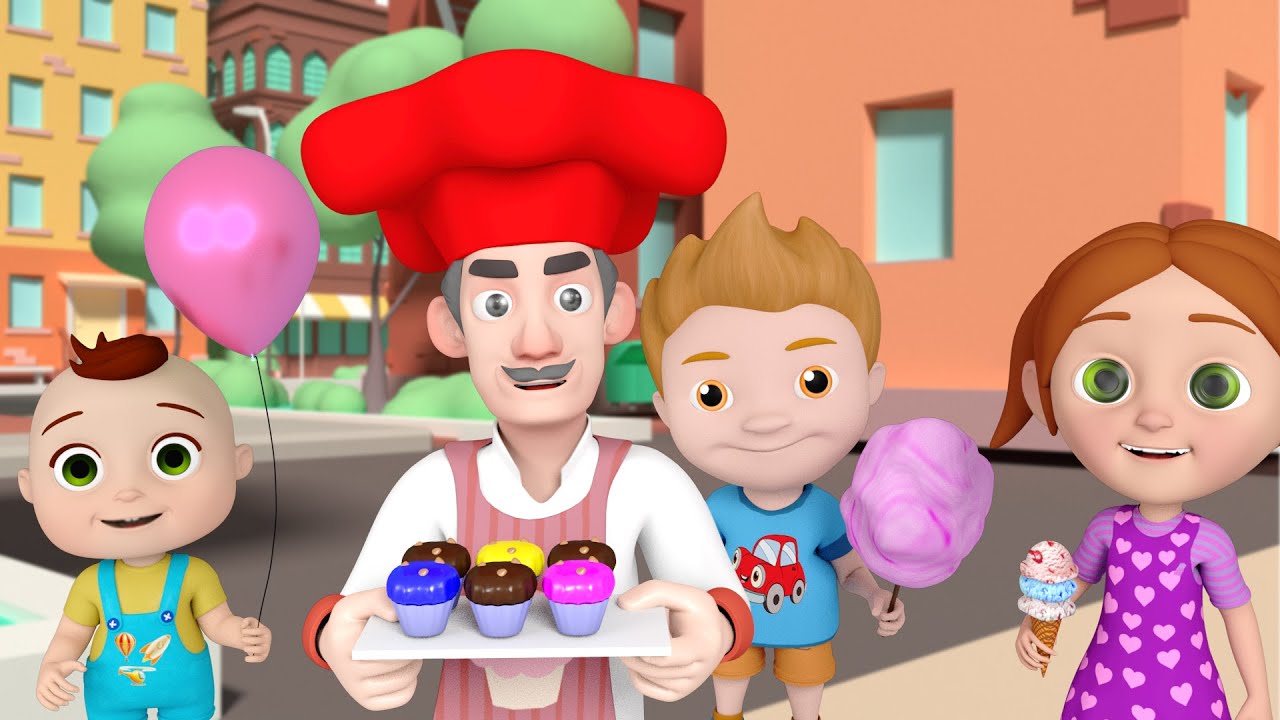 Voc&ecirc; conhece o confeiteiro? Baby Berry Portugu&ecirc;s - M&uacute;sicas Infantis e Desenhos