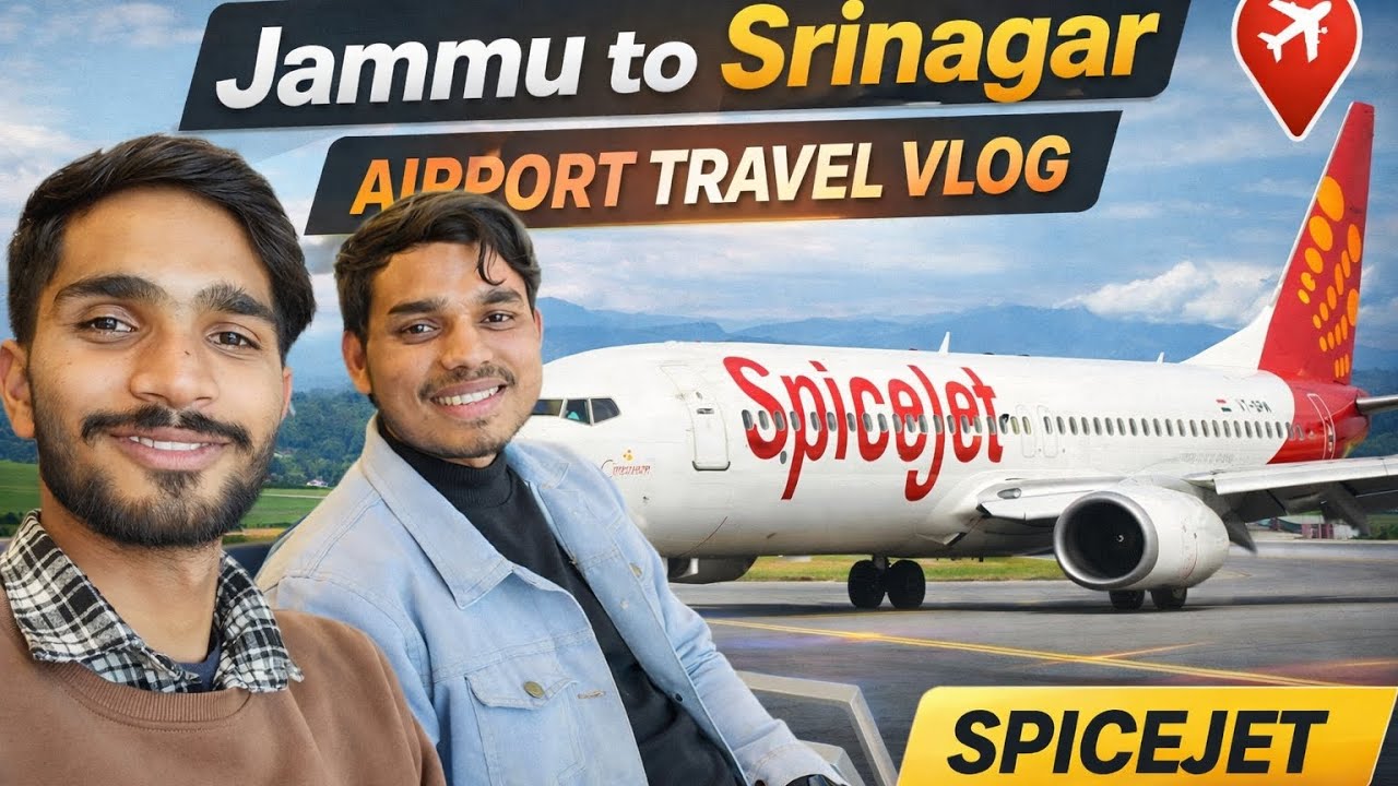 Flying into Paradise! Jammu ➡️ Srinagar Vlog with spicejet 
