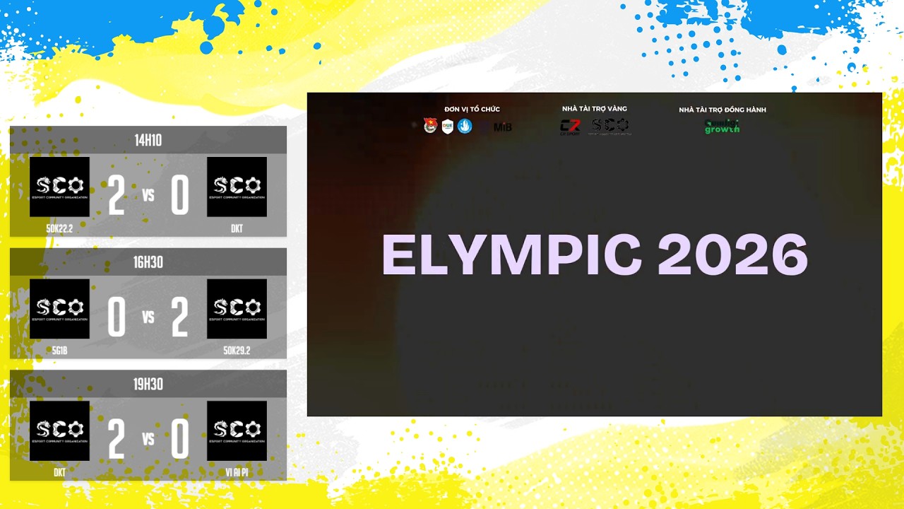 SCO Esports-LIVE Vòng Loại Bo3 Giải Đấu Trường Kinh Tế Đà Nẵng ngày 13-03-2026