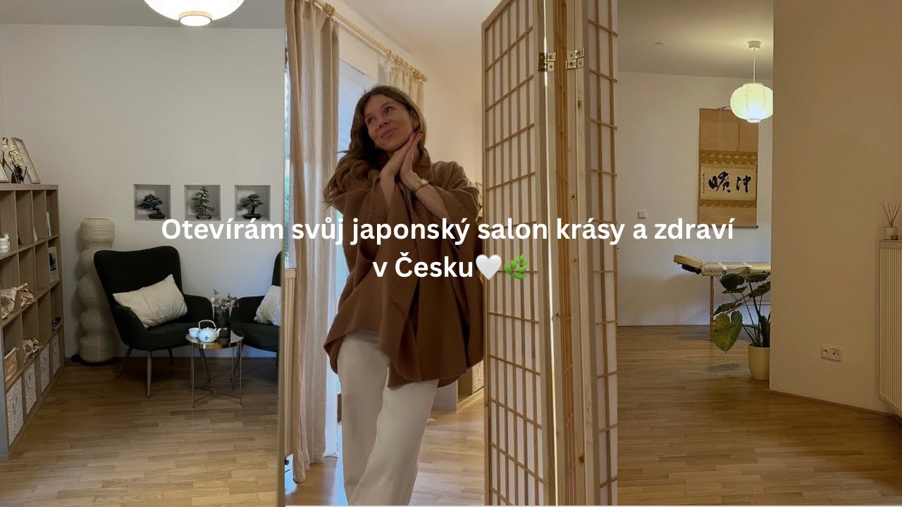 Otevírám svůj japonský salon krásy a zdraví v Česku 🌿🤍