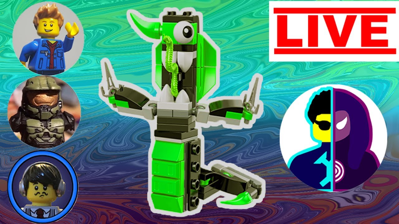 🔴LIVE 📸!!!  Building WEIRD Mixels With Blitz Brickz, LEGOXuan, And Primo3859!  Stream #1