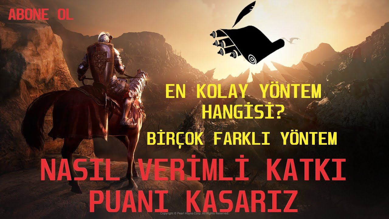 Bdo KATKI KASMAK 🌠🌠 En Kolay En Hızlı Yöntem Ve Tüm Yöntemler🌠🌠 @Black Desert Online