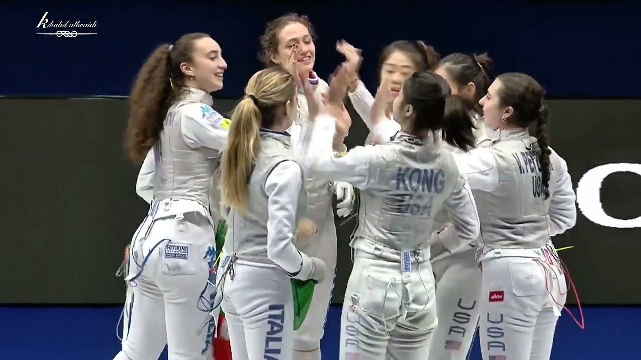 JUNIOR WOMEN'S TEAM FOIL (FINAL) WORLDCHAMPIONSHIP WUXI CHINA 2025  ⚔️🇨🇳
