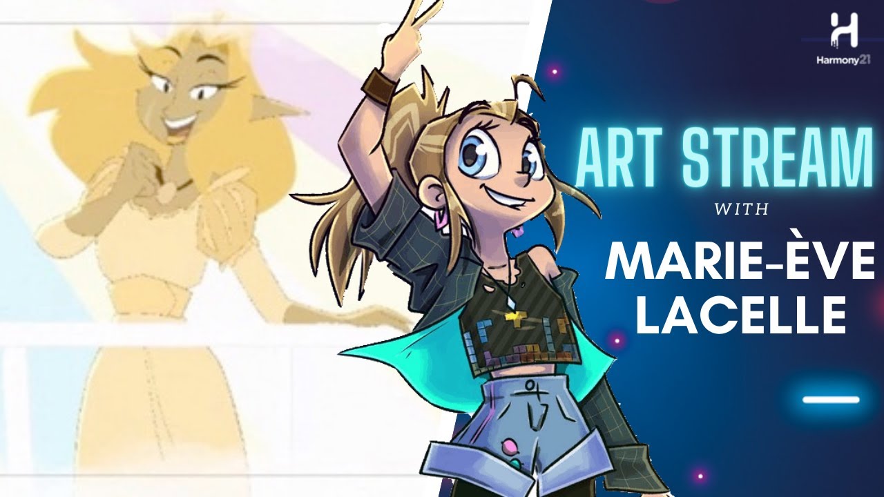 Art Stream with Marie-Ève Lacelle: Different techniques to shade your animation using Harmony