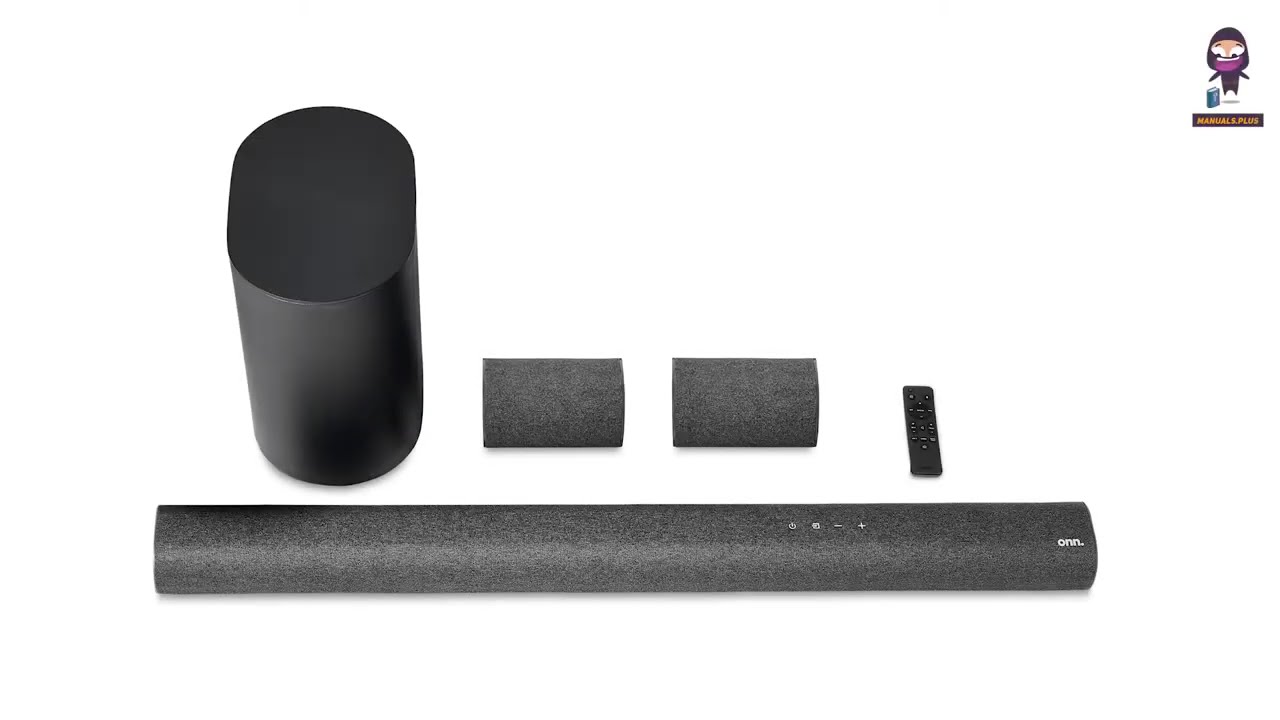 Руководство пользователя для звуковой панели ONN SB2486 42 дюйма 5.1.2 Surround Soundbar