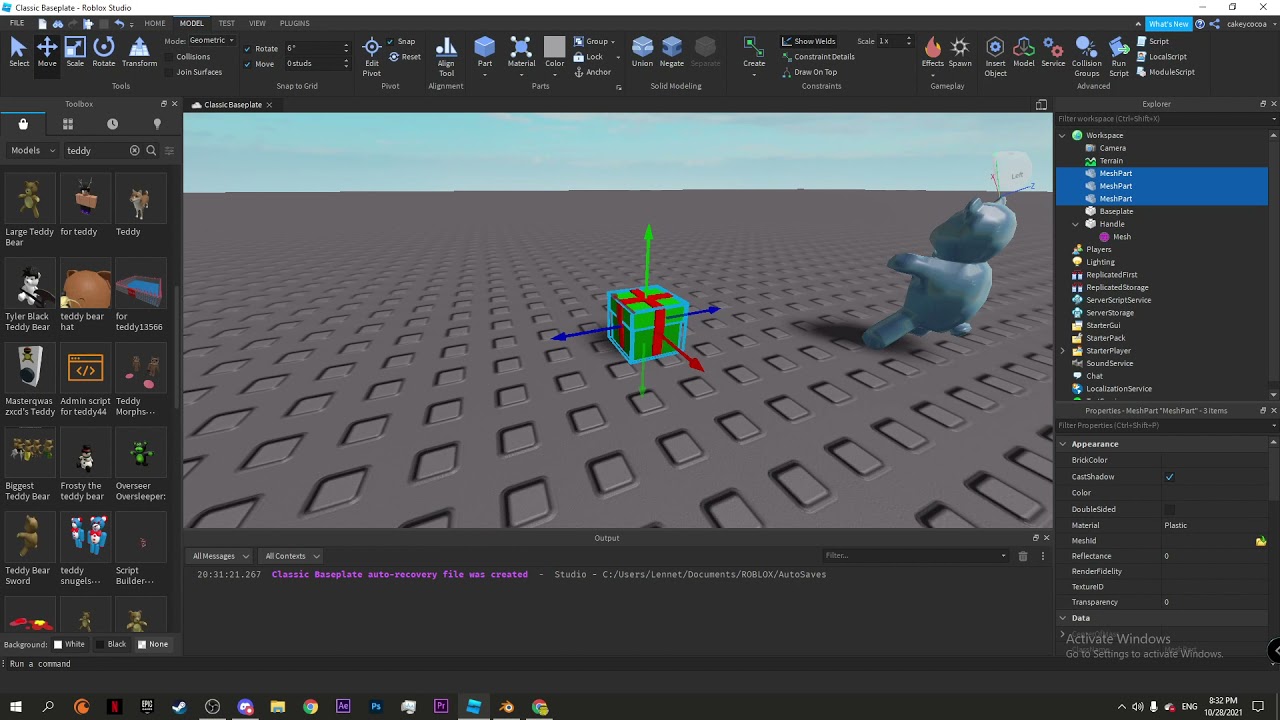 mesh thing problem
