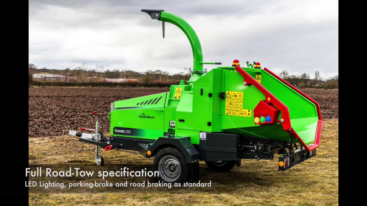 GreenMech Combi 200 Wood Chipper