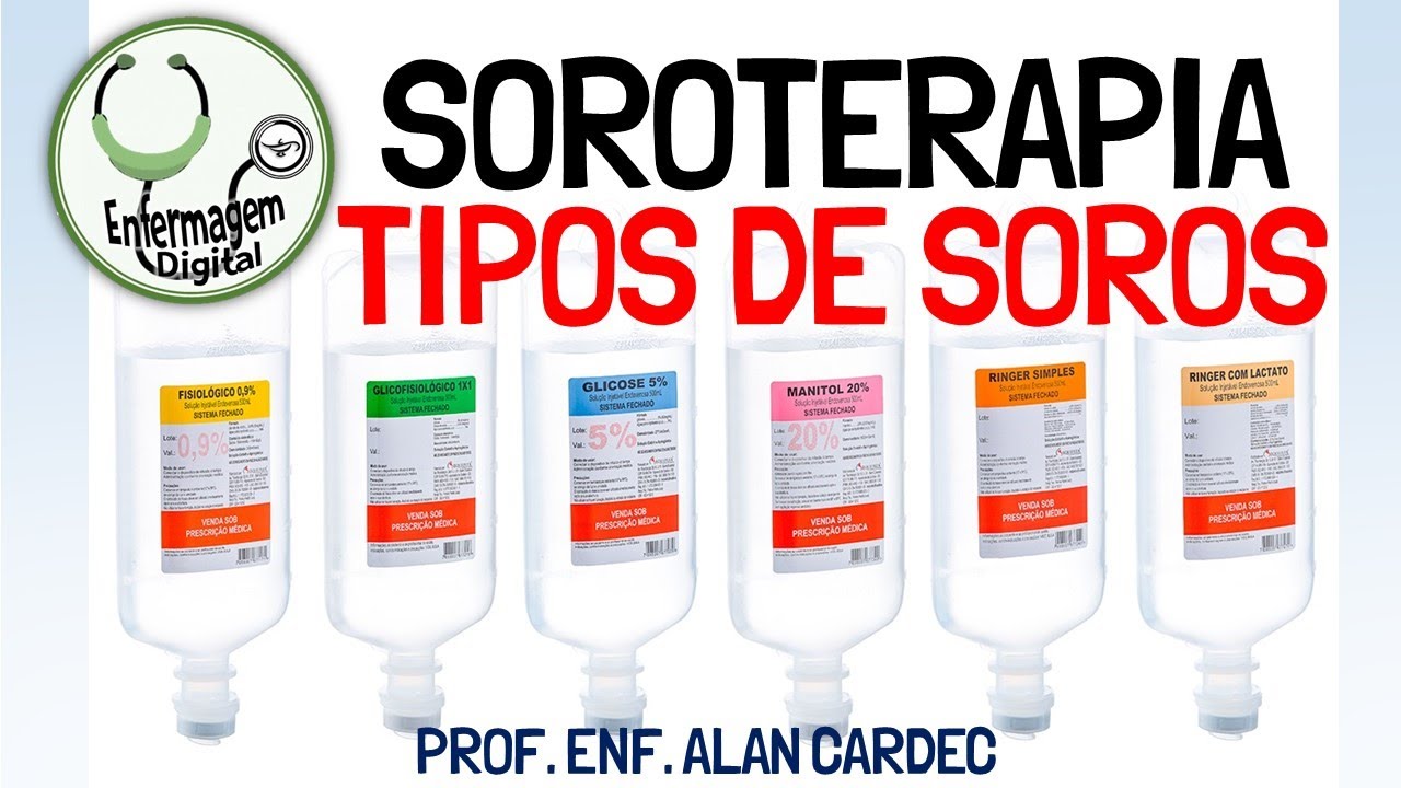 TIPOS DE SOROS (SOROTERAPIA) E SUAS INDICAÇÕES