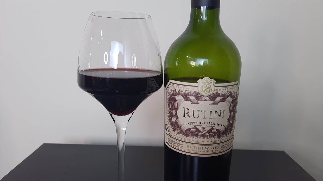 #0340 - Vinho Rutini Cabernet x Malbec 2019 #vinho #vino #wine