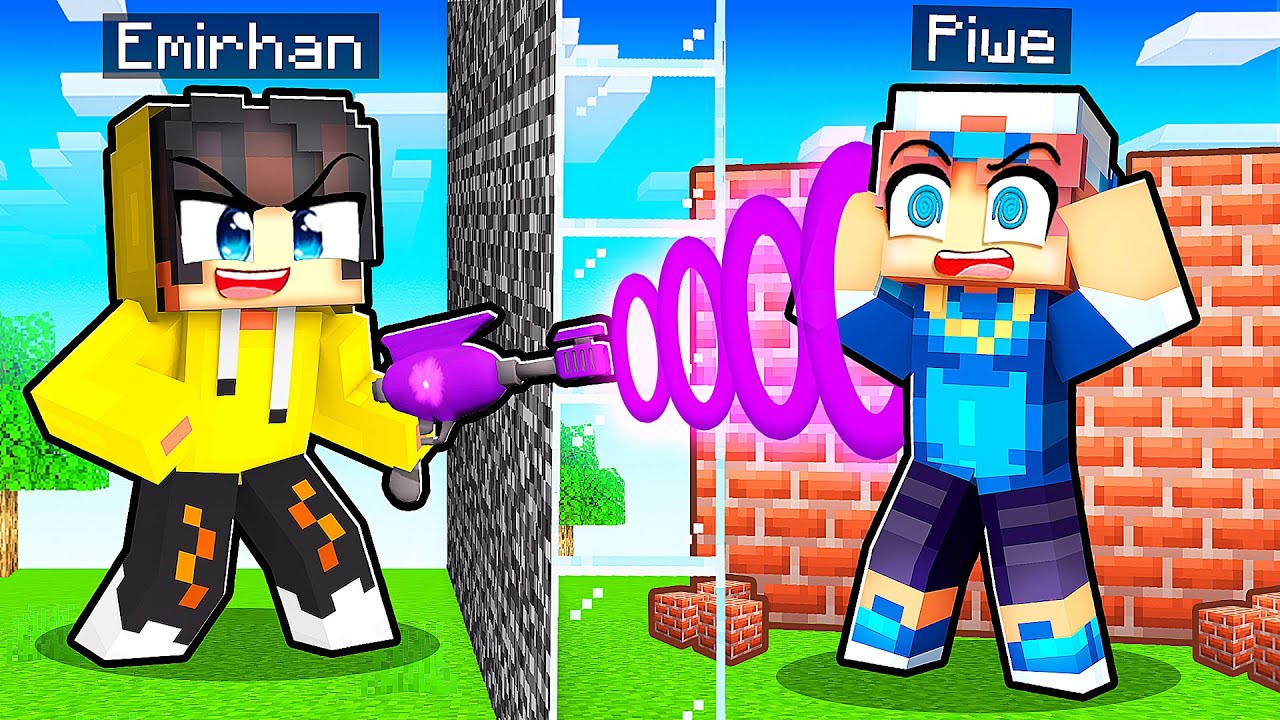 Minecraft Yapı Kapışmasında HİPNOZ SİLAHI İle Trolledim! 🔫