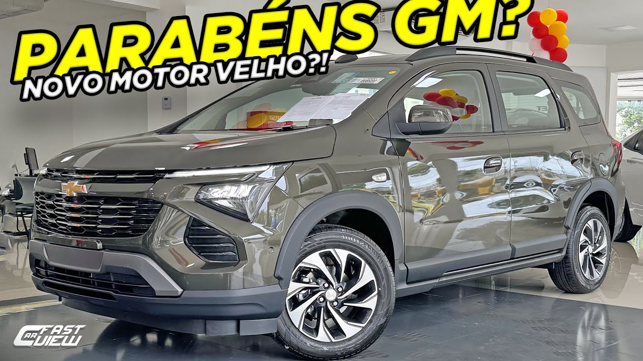 NOVO CHEVROLET SPIN PREMIER 2025 COM INTERIOR DE CAMARO 😱 HUMILHA C3 AIRCROSS MESMO COM MOTOR VELHO
