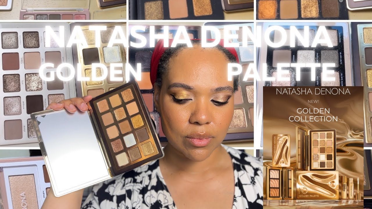 *NEW* NATASHA DENONA GOLDEN PALETTE//COMPARISONS, SWATCHES AND 2 LOOKS!!