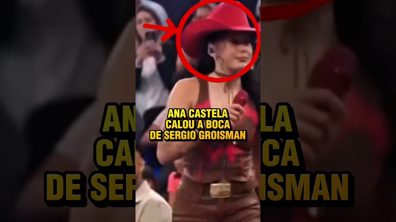 Ana Castela calou Serginho Groisman