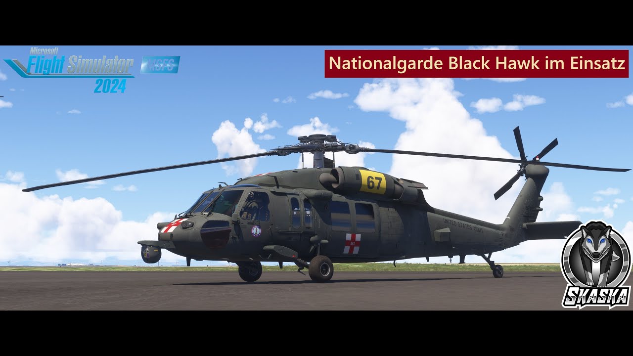 Microsoft Flight Simulator 2024!  - Nationalgarde Black Hawk im Einsatz in Denver