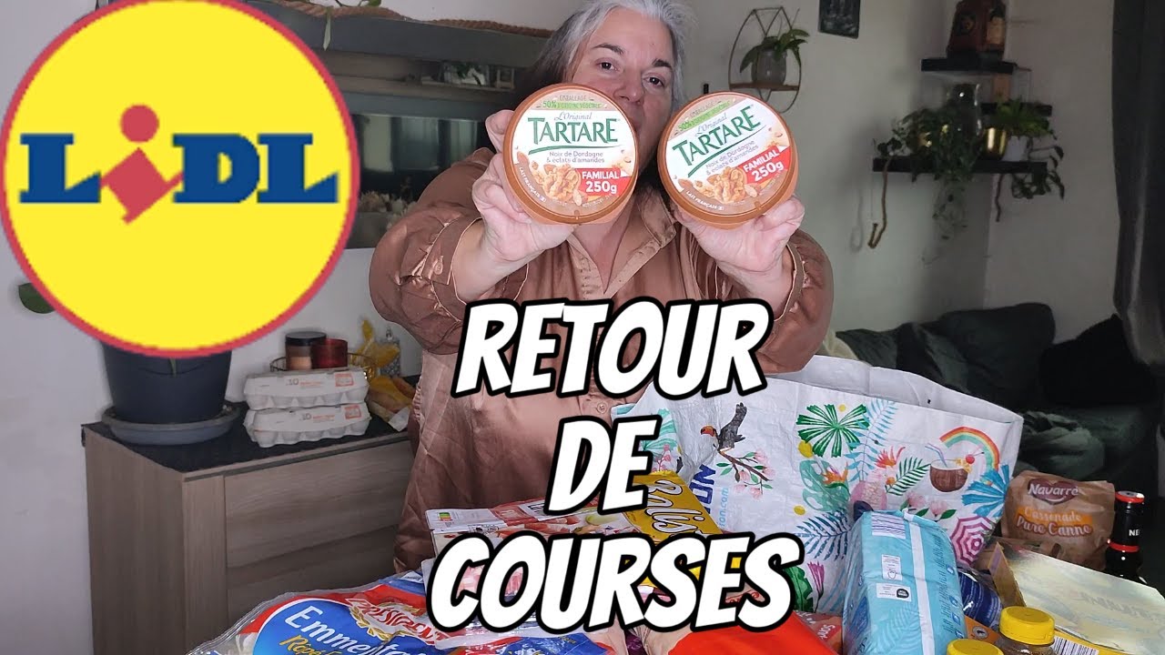LIDL 🛒 Retour de Courses 🛍️ BAISSE DES PRIX CONSTATEE❗❗😍