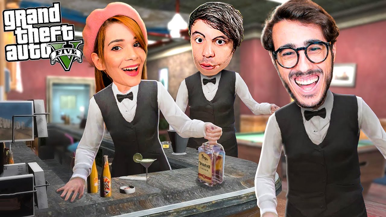 NUOVO LAVORO AL BAR CON I MIEI AMICI! - GTA 5 *RIPARTO DA ZERO*