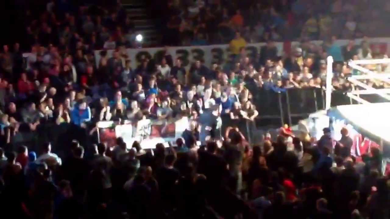 WWE Live Tour Wade Barrett Entrance Belfast 6 November 2013