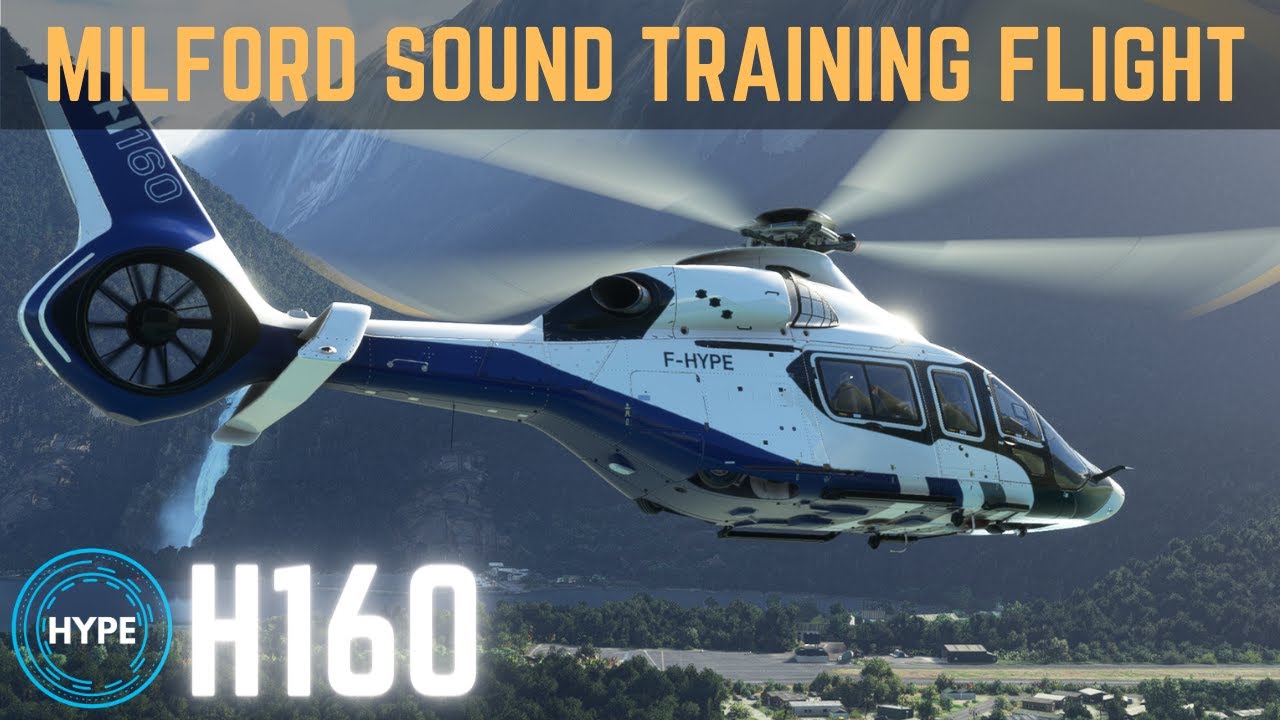 NZA Simulations Milford Sound NZMF - HPG H160 Training Flight - Microsoft Flight Simulator