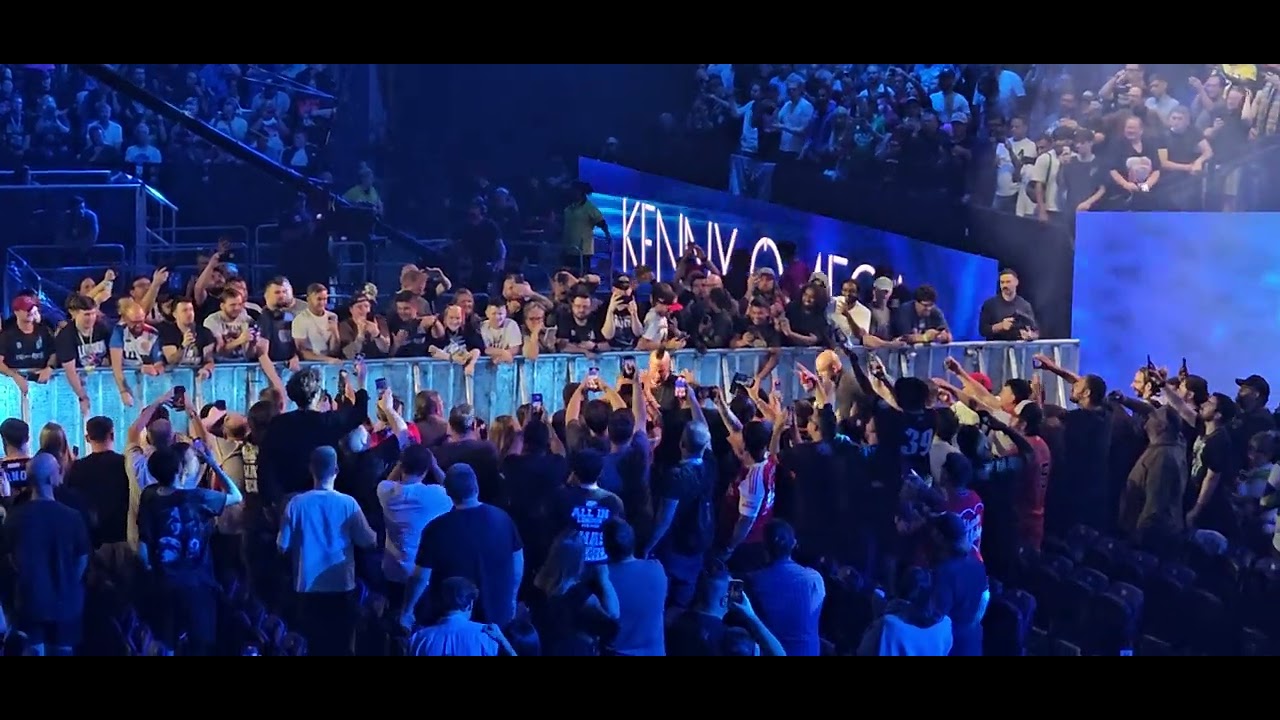 Kenny Omega entrance at AEW Forbidden Door 2025. O2 Arena London. 