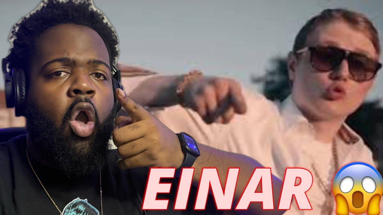 AMERICAN FIRST REACTION TO SWEDISH RAP | EINÁR - NU VI SKINER