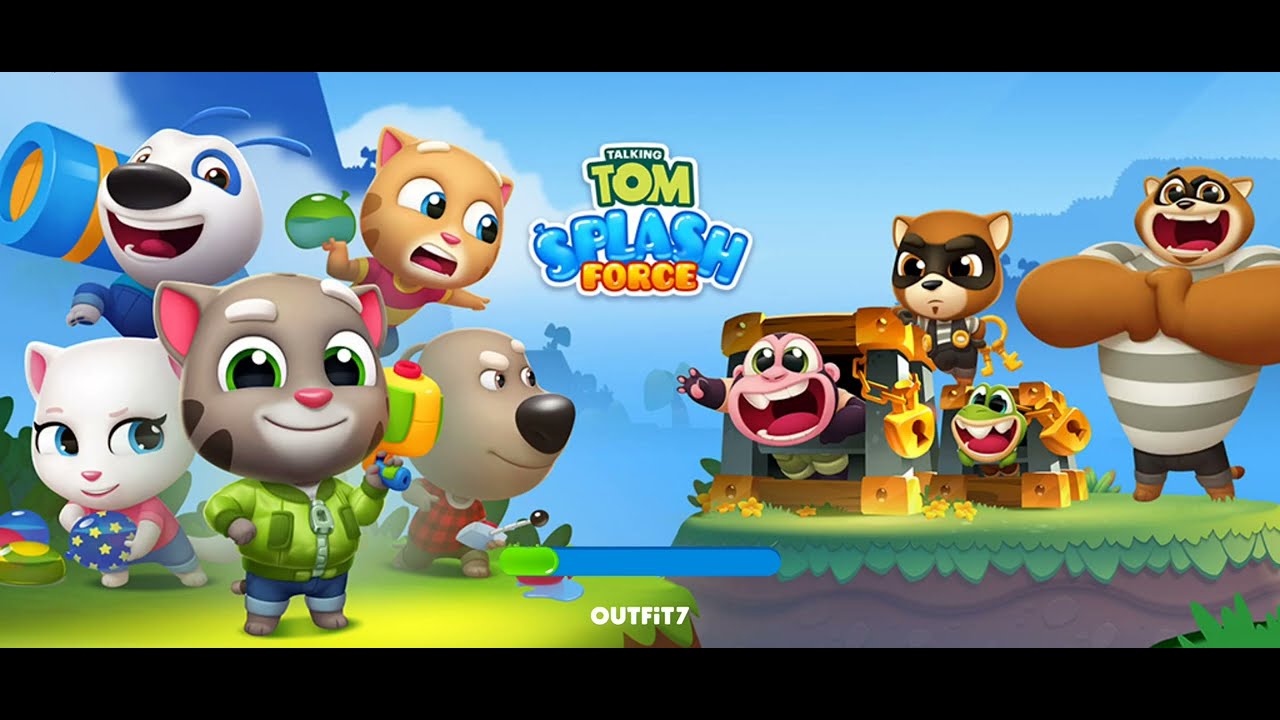 🎃👻Talking Tom splash force🤯 😂gameplay new update😸🎃👻#tomfriends #talkingtom #outfit7 #gameplay #2024