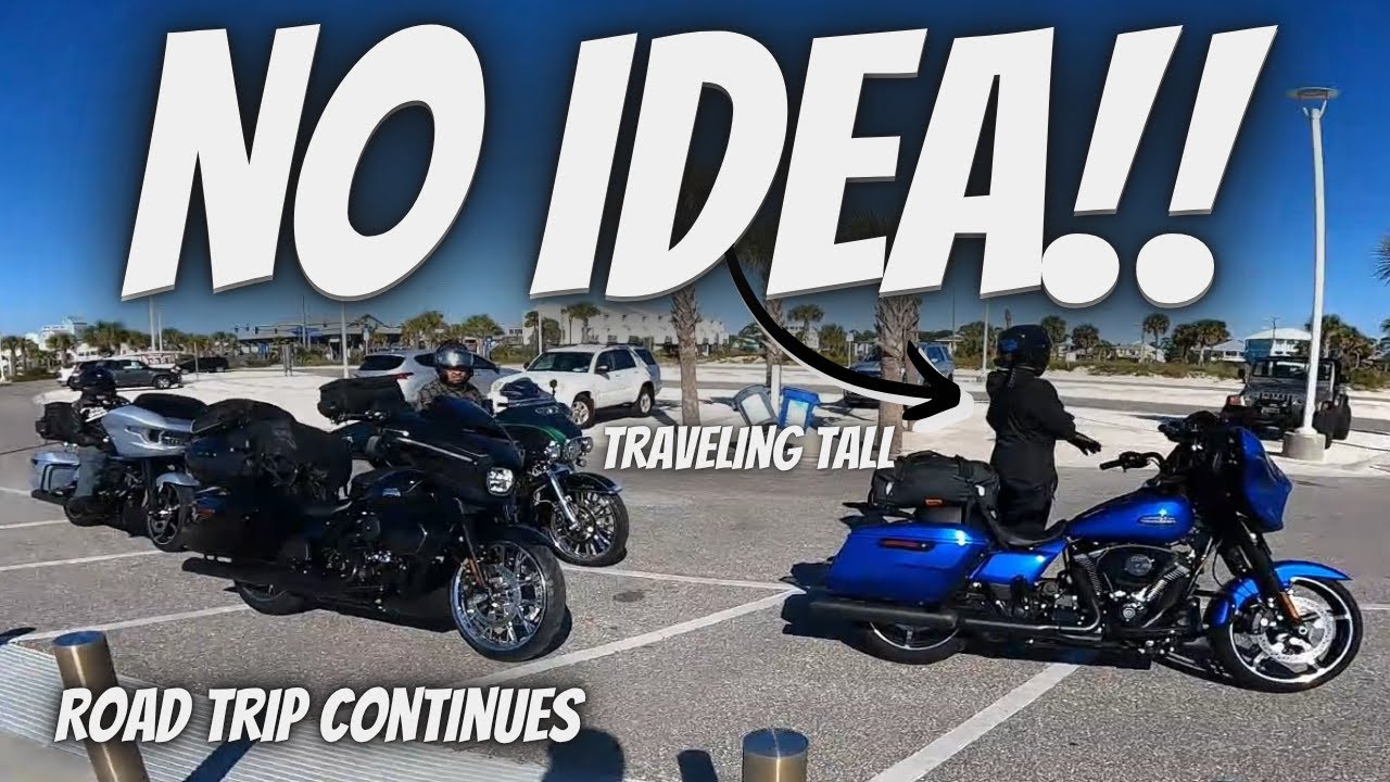 Мы объехали на наших мотоциклах Harley-Davidson! Она понятия не имела!