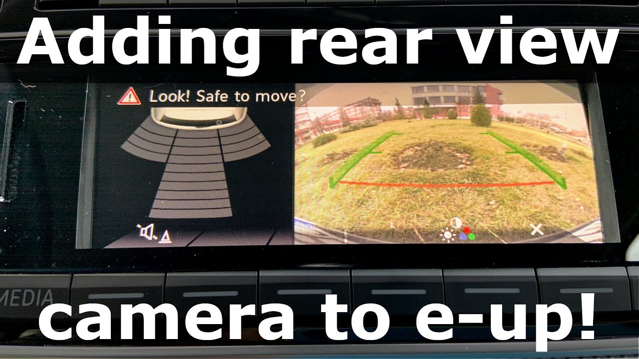 How to add a rear view camera on VW e-up!