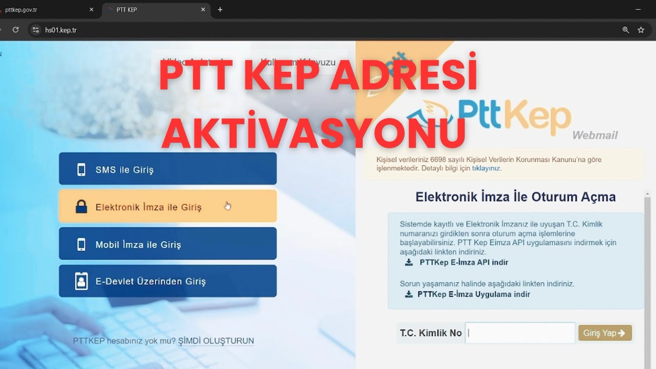 PTT KEP Adresi Aktivasyonu Nasıl Yapılır 2025