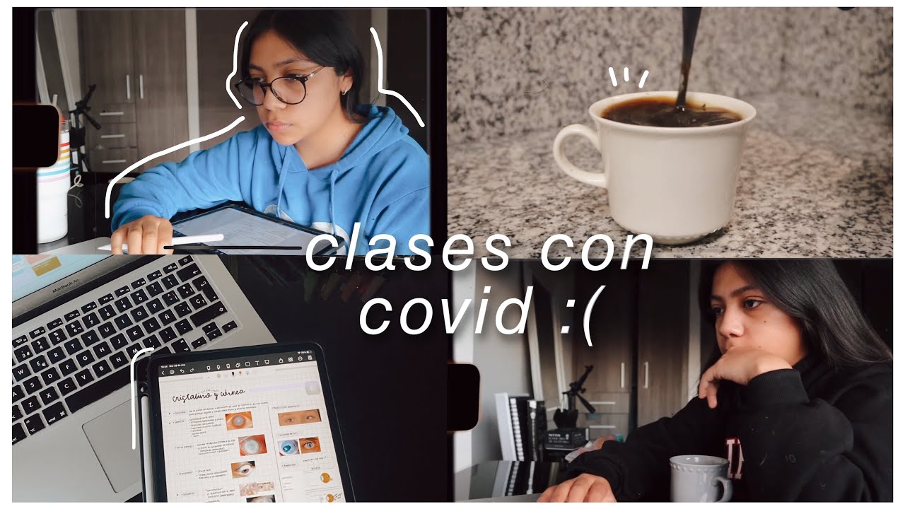 ME DIÓ COVID Y VOLVÍ A CLASES EN LÍNEA 🥲 Carola Study