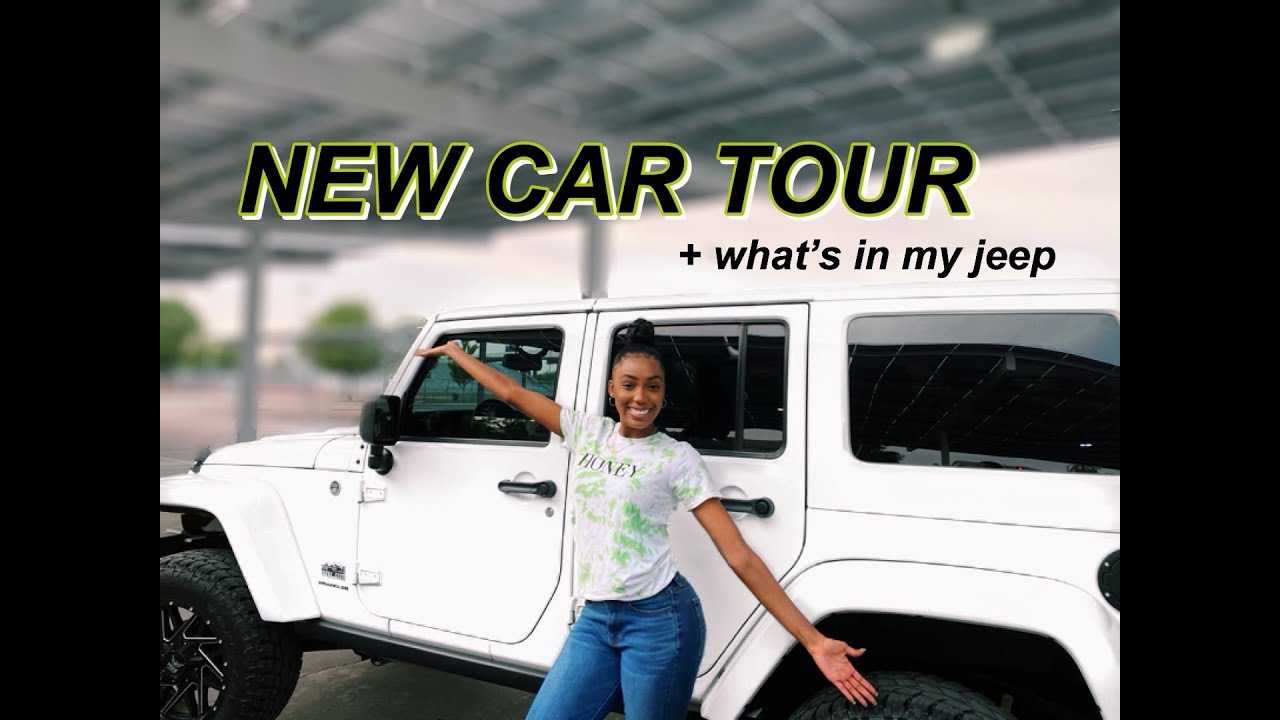 I bought my DREAM CAR at 22 + CAR TOUR | Jeep Wrangler Unlimited Sahara