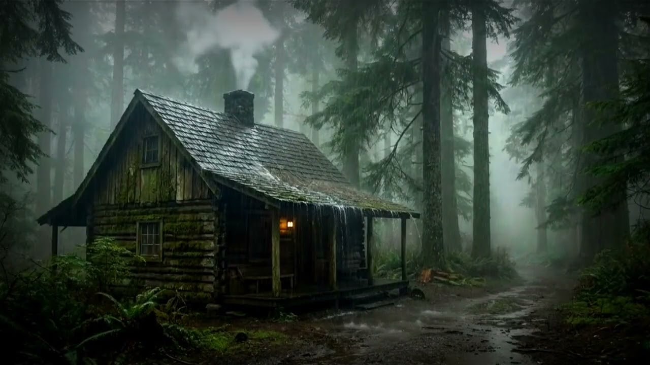 Heavy rain & strong winds hit rural Indonesia | Flash flood almost happened